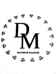 DM DIAMOND MAJESTE logo