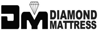 DM DIAMOND MATTRESS logo