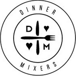 DM DINNER MIXERS logo