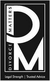 DM DIVORCE MATTERS LEGAL STRENGTH TRUSTED ADVICE logo