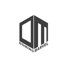 DM DOMINO MARVEL logo