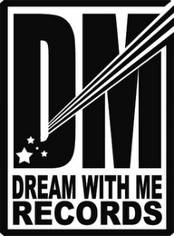 DM DREAM WITH ME RECORDS logo