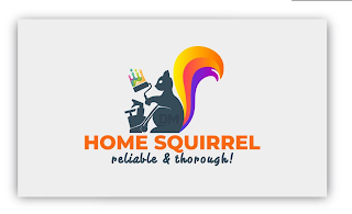 DM HOME SQUIRREL RELIABLE & THOROUGH logo