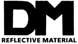 DM REFLECTIVE MATERIAL logo