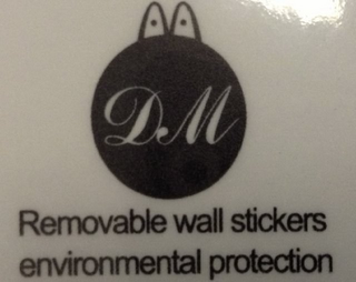 DM REMOVABLE WALL STICKERS ENVIRONMENTAL PROTECTION