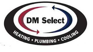 DM SELECT HEATING· PLUMBING· COOLING logo
