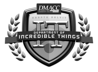 DMACC DES MOINES AREA COMMUNITY COLLEGEADEPTO SOLVIT IT DEPARMENT OF INCREDIBLE THINGS logo