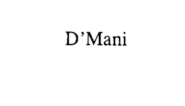 D'MANI logo