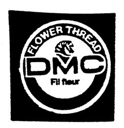 DMC FLOWER THREAD FIL FLEUR logo