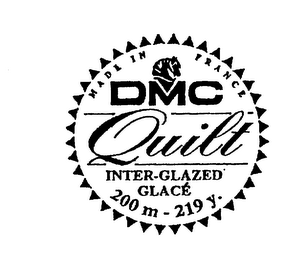 DMC QUILT INTER-GLAZED GLACE 200M-219Y MADE IN FRANCE
