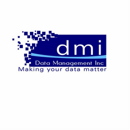 DMI DATA MANAGEMENT INC MAKING YOUR DATA MATTER logo