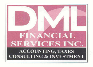DML FINANCIAL SERVICES INC. ACCOUNTING, TAXES CONSULTING & INVESTMENT logo