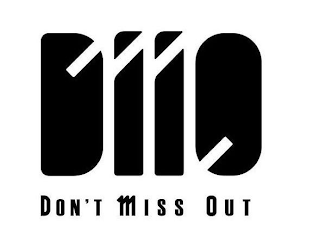 DMO DON'T MISS OUT logo