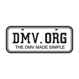 DMV.ORG THE DMV MADE SIMPLE logo