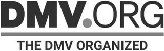 DMV.ORG THE DMV ORGANIZED logo