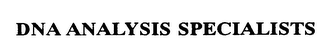 DNA ANALYSIS SPECIALISTS logo