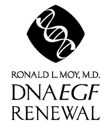 DNA EGF RENEWAL RONALD L. MOY, M.D. logo