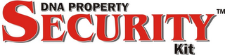 DNA PROPERTY SECURITY KIT logo