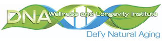 DNA WELLNESS AND LONGEVITY INSTITUTE DEFY NATURAL AGING logo