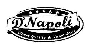 D'NAPOLI WHERE QUALITY & VALUE UNITE logo