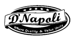 D'NAPOLI WHERE QUALITY & VALUE UNITE logo
