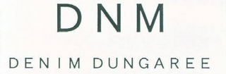 DNM DENIM DUNGAREE logo