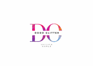 DO DODO GLITTER SHINING WORLD logo