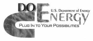 DO ENERGY PLUG IN TO YOUR POSSIBILITIES U.S. DEPARTMENT OF ENERGY DEPARTMENT OF ENERGY UNITED STATES OF AMERICA logo