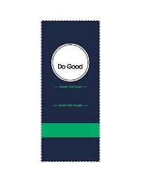 DO GOOD GOOD FOR PLATE GOOD FOR PLANET logo