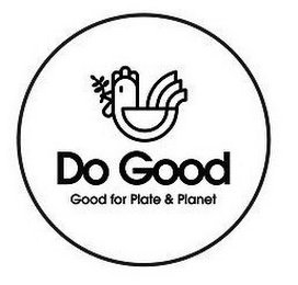 DO GOOD GOOD FOR PLATE & PLANET logo