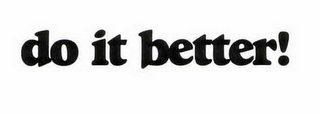 DO IT BETTER! logo