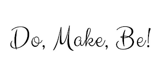 DO, MAKE, BE! logo