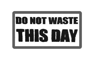 DO NOT WASTE THIS DAY logo