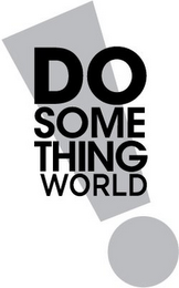 DO SOMETHING WORLD logo