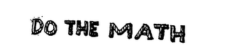 DO THE MATH logo