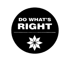 DO WHAT'S RIGHT logo