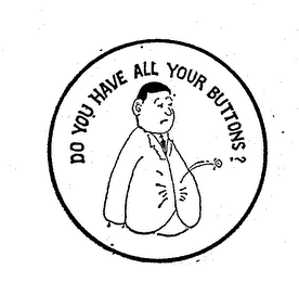 DO YOU HAVE ALL YOUR BUTTONS? logo