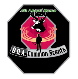 D.O.A. COMMON SCENTS ALL ABOUT GAME logo