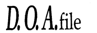 D.O.A. FILE logo