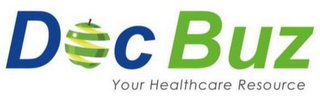 DOC BUZ YOUR HEALTHCARE RESOURCE logo