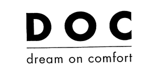 DOC DREAM ON COMFORT logo