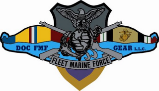 DOC FMF GEAR L.L.C. FLEET MARINE FORCE logo
