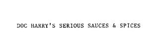 DOC HARRY'S SERIOUS SAUCES & SPICES logo