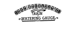 DOC HUCKABAY'S WORLD FAMOUS RAIN 'N WATERING GAUGE logo