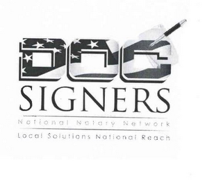 DOC SIGNERS NATIONAL NOTARY NETWORK LOCAL SOLUTIONS NATIONAL REACH logo