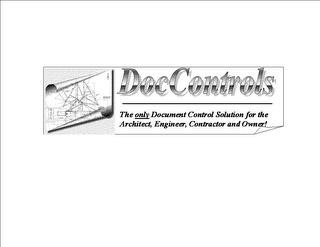 DOCCONTROLS - THE ONLY DOCUMENT CONTROL SOLUTION FOR THE ARCHITECT, ENGINEER, CONTRACTOR AND OWNER! logo