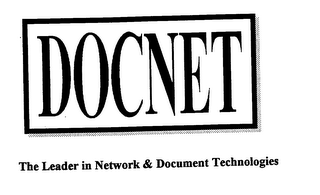 DOCNET THE LEADER IN NETWORK & DOCUMENT TECHNOLOGIES logo