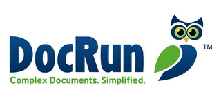 DOCRUN COMPLEX DOCUMENTS. SIMPLIFIED. logo
