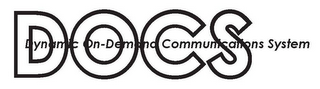 DOCS DYNAMIC ON-DEMAND COMMUNICATIONS SYSTEM logo