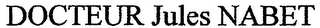 DOCTEUR JULES NABET logo